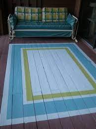 The beauty of wood with the ease of composite. Pin By Joanne Stockstill On This Is Fun Painted Patio Painted Floor Painted Rug