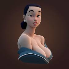 3D Debbie Grayson based on the artwork by MahmaPuu (anovenkijkoreda) [ Invincible]