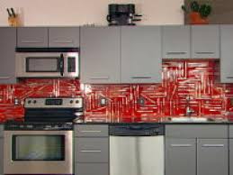 Peel sticky tile is a creative decoration for cheap kitchen backsplash ideas. How To Creating A 3 D Collage Backsplash Hgtv