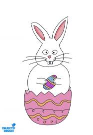 Coloriage dessin facile lapin à imprimer. Tuto Dessin Facile Un Lapin Pour Paques Objectif Dessin