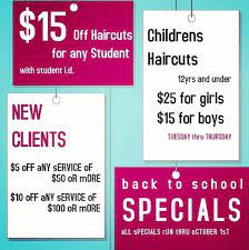 Back To School Specials At M2 Studio Salon Salon Promotions Salon Advertising Ideas Salon Marketing
