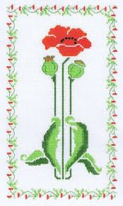 Red poppies cross stitch pattern.one of the favorite summer flowers, a symbol of fertility, and also a symbol of love in persian literature. Stencil Poppy Cross Stitch Kit By Barbara Thompson