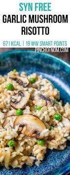 Syn Free Garlic Mushroom Risotto Pinch Of Nom Slimming World Recipes 671 Slimming World Vegetarian Recipes Slimming World Recipes Easy Slimming World Recipes