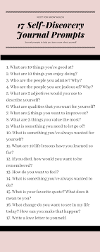17 Self Discovery Journal Prompts Journal Writing Prompts Journal Prompts Journal Questions