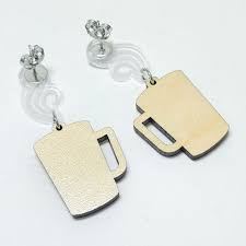 Coffee Cup Earring Studs