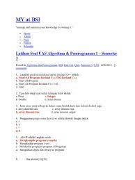 Check spelling or type a new query. Soal Soal My At Bsi Pdf