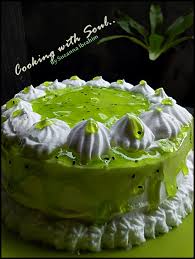 Bakar kek dengan teknik waterbath ini dalam oven yang telah dipanaskan 10 minit pada suhu 130. Cooking With Soul Kiwi Cream Cake