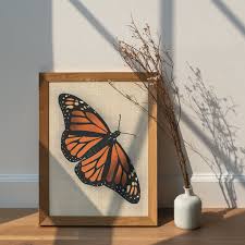 Monarch Butterfly Art, Boho Decor, Minimal Boho Decor, Printable Wall Art,  Digital Download