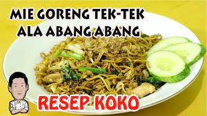 Ini dia resep mie tek tek rumahan yang enak, cara membuatnya pun mudah dan praktis. Resep Mie Goreng Tek Tek Ala Kaki 5 Rasa Bintang 5 Youtube