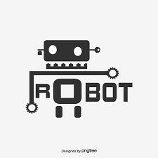 Black And White Transparent Background Robot Clipart Robot Logo Cartoon Robot Creative Design Robot Vector Logo Vector In 2020 Robot Logo Instagram Logo Logos