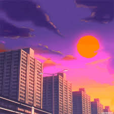 Check out all the awesome sunset aesthetic gifs on wifflegif. Animated 80s Sunset Page 1 Line 17qq Com