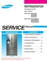 With only one compressor to independently contr ol temperature in the. Samsung Rfg297aars Service Manual Pdf Download Manualslib