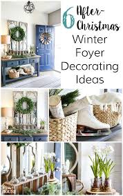 6 After Christmas Winter Foyer Decorating Ideas Rustic Winter Decor Foyer Decorating Winter Home Decor