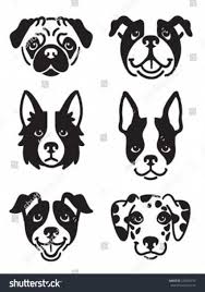 Black And White Collie Dog Clipart Tattoo Dog Silhouette Border Collies 28 Ideas Tattoo Serigrafi Pug Kopekler Stensiller