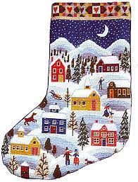 Needlepoint canvas needlepoint christmas stocking kits. Needlepointus Primavera Needlepoint Christmas Stocking Kit Shaker Winter Stocking Needlepoint Kits Dm2009