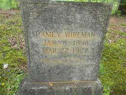 Ramey Wireman (1898-1927)