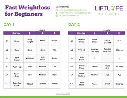 fast weight loss lift life fitness