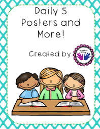 daily 5 posters daily charts for students student and teacher expectations