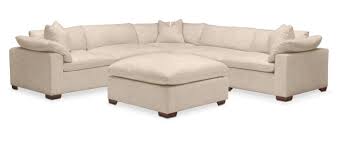 Plush 6 Pc Sectional In Dudley Buff Value City Furniture Sectional Mattress Sizes