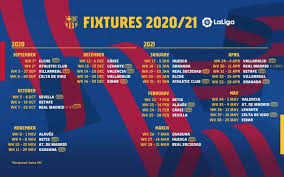 Ла лига 2020/2021 таблица календарь статистика. Laliga 2020 21 Full Fixture List Released As Com