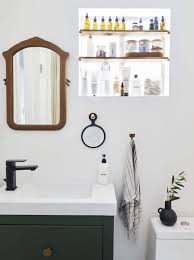 We specialize in providing quality kitchen bathroom vanities at affordable prices. Moto Reveal Emily Bowser S 32 Square Foot Bathroom Is Packed With Small Space Hacks Emily Henderson