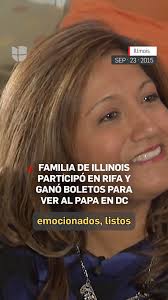 🎥 Así fue como una familia de Illinois ganó boletos para ver al papa  Francisco durante su visita a Washington, D.C. en 2015.