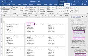 If you close it, the commands in the next step are not available. How To Print Address Labels Using Mail Merge In Word