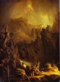 Artwork By Thomas Cole Expulsion From The Garden Of Eden Made Of Oil On Canvas In 2020 Art Thomas Art History Art