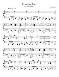 I believe many pianists as played the music on the piano. Linus And Lucy Sheet Music For Piano Solo Musescore Com