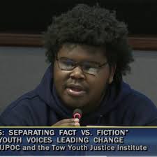 Youth from CCA's Speak Up! Program presented their views and  recommendations