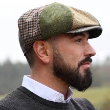 Hanna Hats Irish Tweed Walking Cap