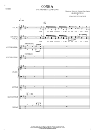 Music video by gloria estefan performing conga. Conga Partitur Playyournotes