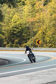Speeding Motorcycle Bike Photo Triumph Scrambler Motorcycle