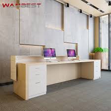 Hotel White Marble Modern Reception Desk Size Straight The main hall of the hotel is encased in marble. hotel white marble modern reception