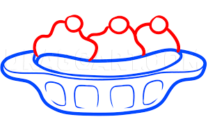 How To Draw A Banana Split, Step By Step, Drawing Guide, By Dawn - Dragoart