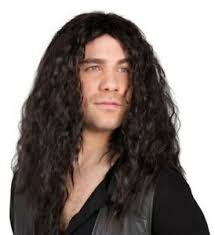 Ganz kurze männerfrisuren mit locken sind sehr leicht zu pflegen und benötigen kein stylen oder föhnen. Herrenperucke Schwarz Locken Rocker Biker Ritter Knecht Perucke Fur Manner Top Ebay