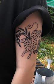 Indian Folk Leopard By Sophie Mahadevan At Talisman Tattoo Plymouth Already In Love With This Lil Guy Tattoos Tattoos Talisman Tattoo Prison Tattoos