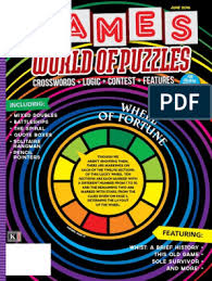 Search for crossword clues found in the daily celebrity, ny times, daily mirror, telegraph and major . Games World Of Puzzles June 2016 Pdf Pdf Leisure