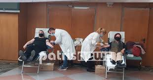 Συνάντηση σακελλαροπούλου τσιόδρα στην εθελοντική αιμοδοσία. Aimodosia Patrisnews Efhmerida Patris Hleias