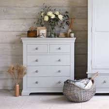 Chambery Grey Chest Of Drawers From The Cotswold Company An Organised Clutter Free Bedr Grey Bedroom Furniture White Metal Bed Frame Country Bedroom Furniture