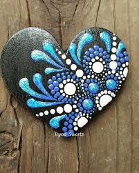 80 Likes 6 Comments Art On The Rocks Art On The Rocks On Instagram New Creation Art On The Rocks Ar Stone Art Mandala Rock Art Rock Painting Patterns