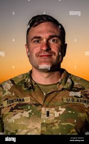 U.S. Army 1st Lt. Thomas J. Fontana, Bravo Company, 1-114th Infantry  Regiment, stands for a portrait at the Fort Dix Ranges