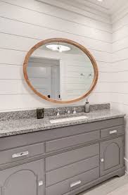 White backsplash with gray kitchen cabinets. 53 Shiplap Bathroom Design Ideas Sebring Design Build