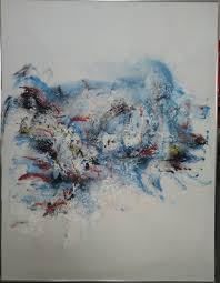 Don Fink, Abstract Expressionist Untitled Composition Painting