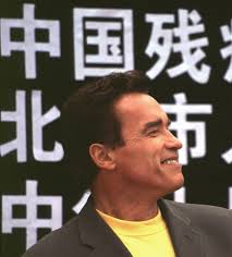 Arnie Schwarzenegger Muscles Over China