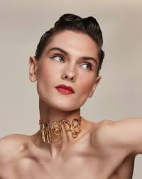 Woman Black Veil Red Lipstick Beauty Fashion