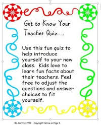 Trivia quizzes are a great way to work out your brain, maybe even learn something new. Know Your Teacher Quiz How To Introduce Yourself Teacher Material Fun Learning