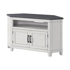 Glass corner tv stand aesthetic modern corner stand for tvs and other electronic devices. White Corner Tv Stands Target