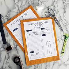 Z fold card, card folds, handmade cards, eastern elegance designer series paper, another great year stamp set, flap. Organize Your Sewing Patterns W These Free Printable Pattern Record Cards Creative Fashion Blog Sewing Patterns Pattern Making Tutorial Sewing Pattern Storage