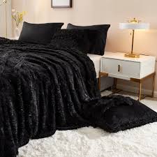 Check spelling or type a new query. Haok Fur Duvet Cover Set Polyester Bedding Set Twin Queen King Black 5 Pieces Walmart Com Walmart Com
